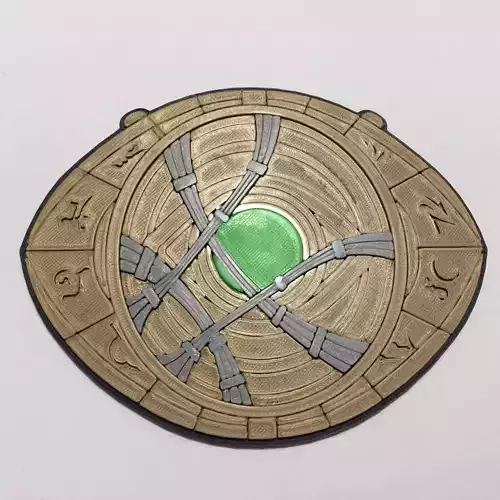 Dr Strange Eye of Agamotto Coaster 3D print model