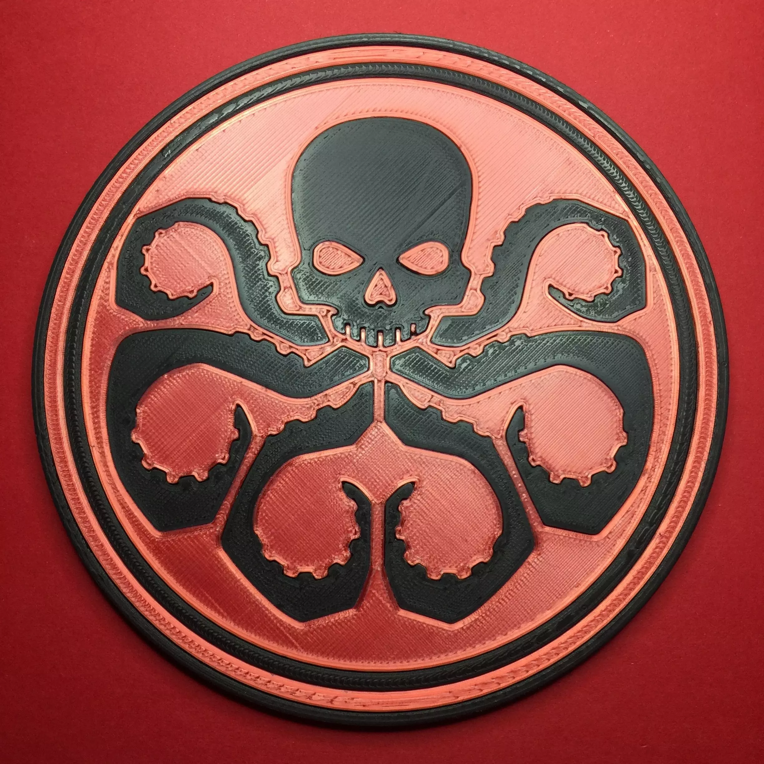HYDRA Logo Coaster 3D print model_0