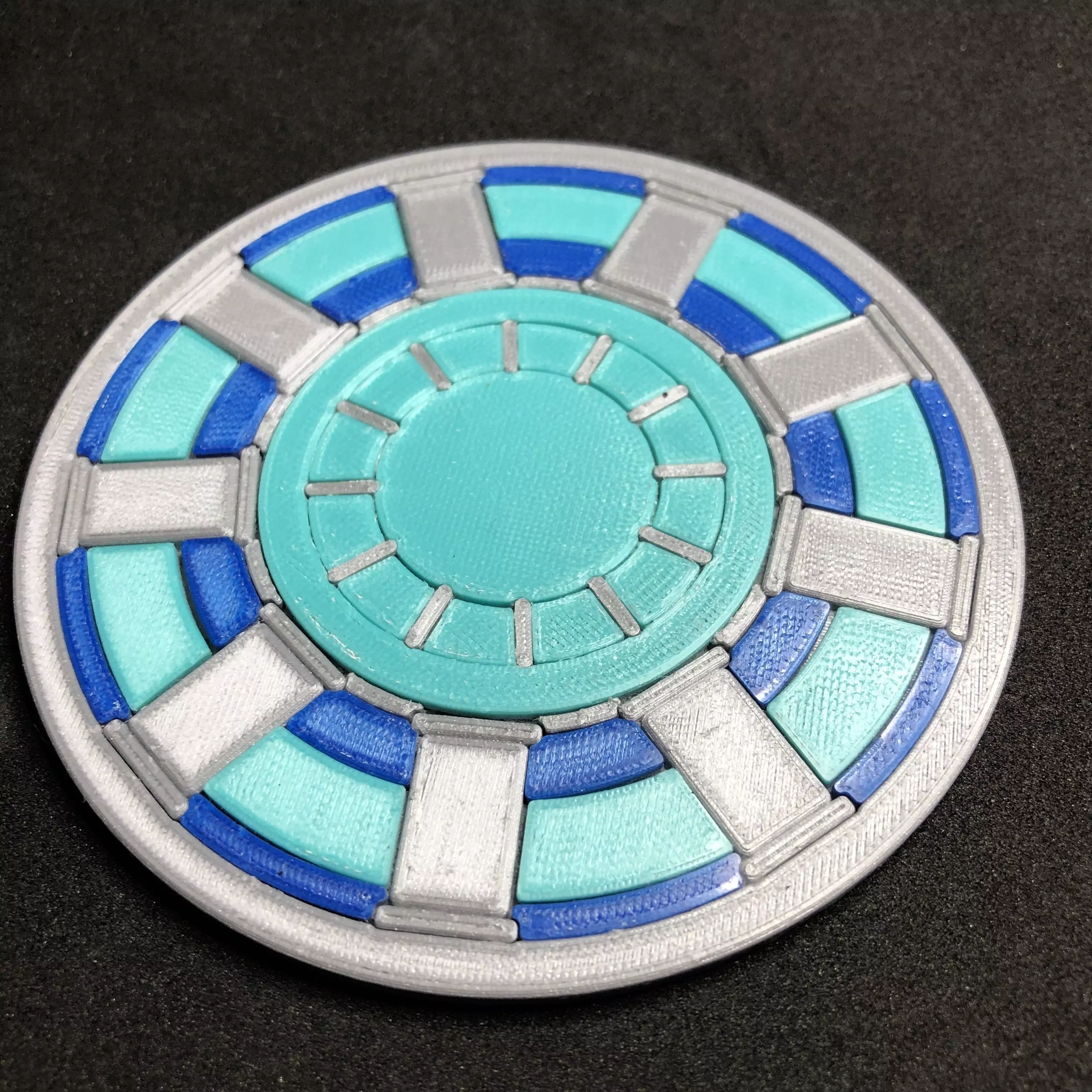 Iron Man Mk 1 Arc Reactor Coaster Free 3D print model