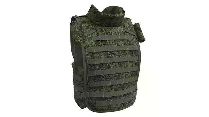 Russian Army Bulletproof Vest 6b45 Ratnik - Marvelous Designer