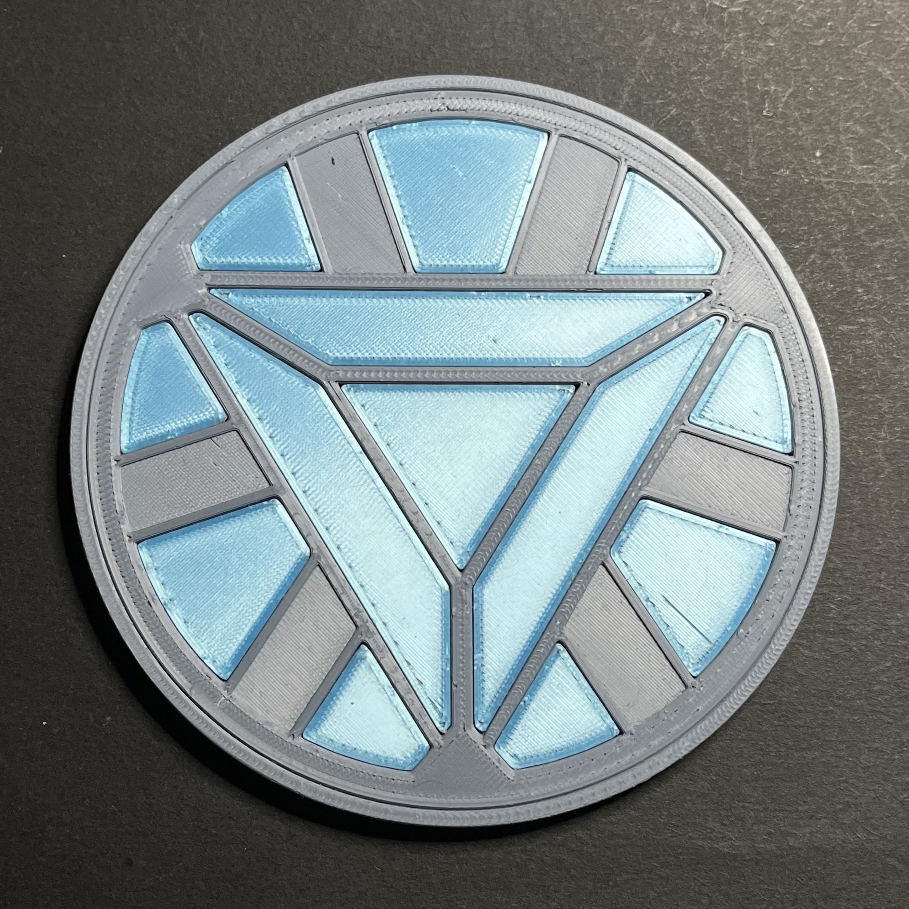 Iron Man II Mk 3 Arc Reactor Coaster free 3D model 3D printable | CGTrader