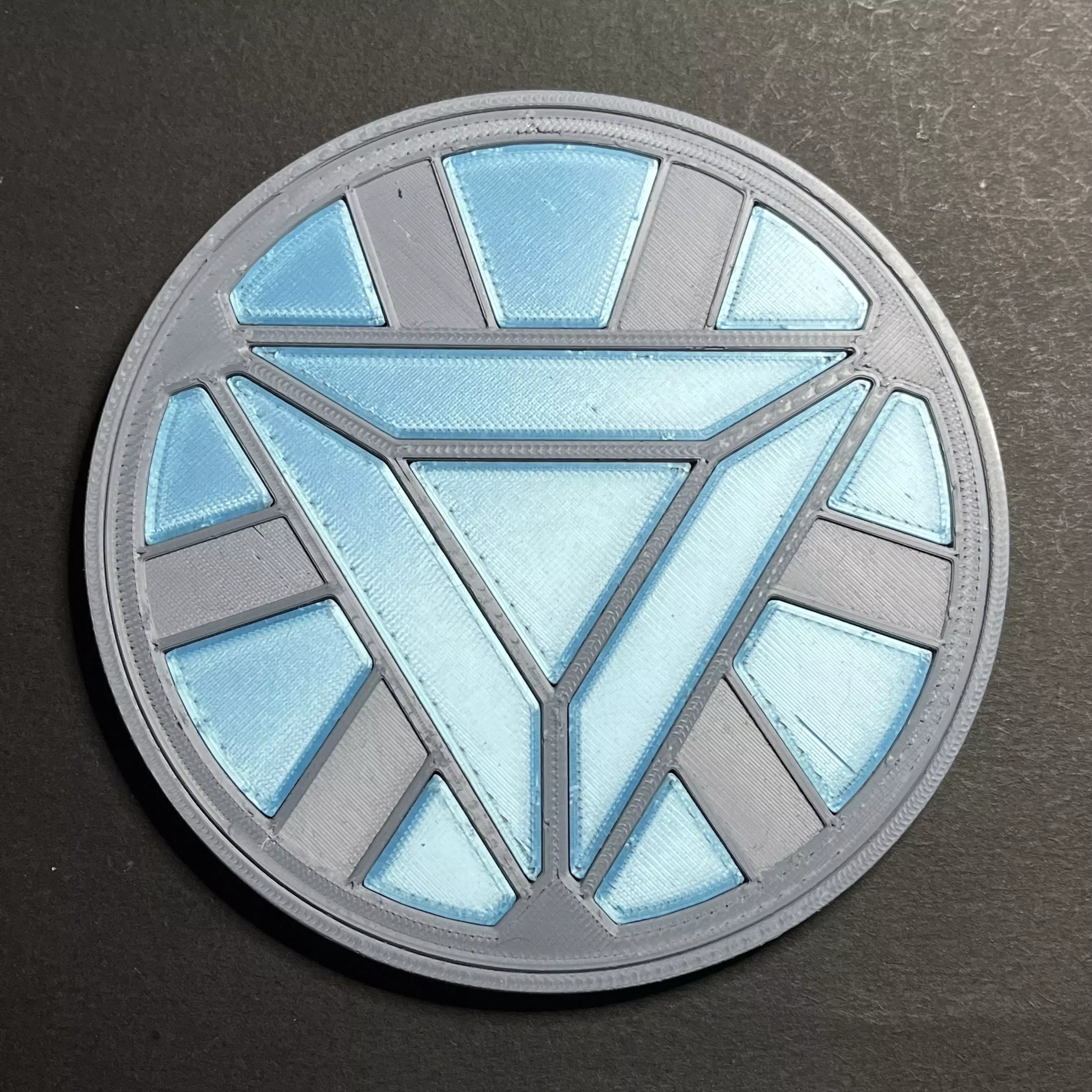 Iron Man II Mk 3 Arc Reactor Coaster Free 3D print model