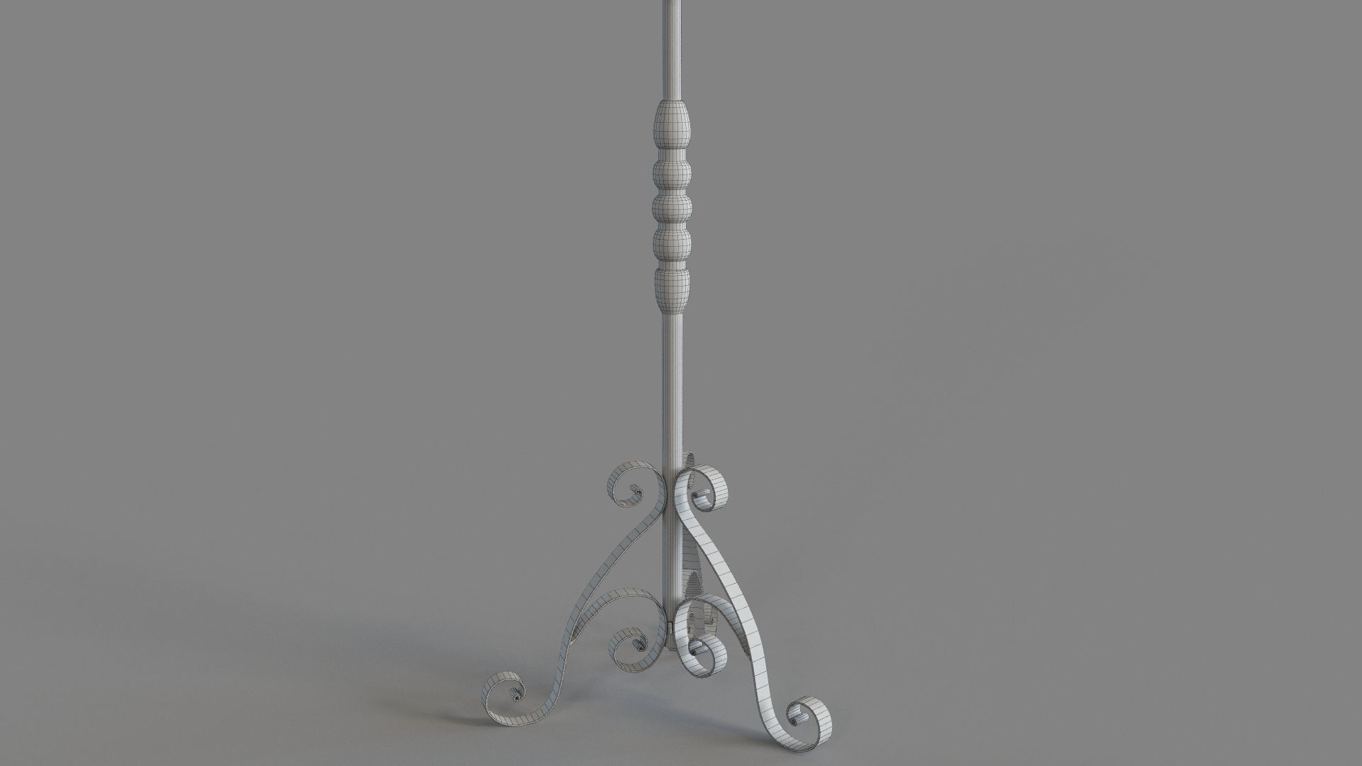 Brown Metal Rustic Candle Lantern 3D model_6