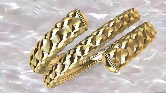 checkered rope ring stl verified 