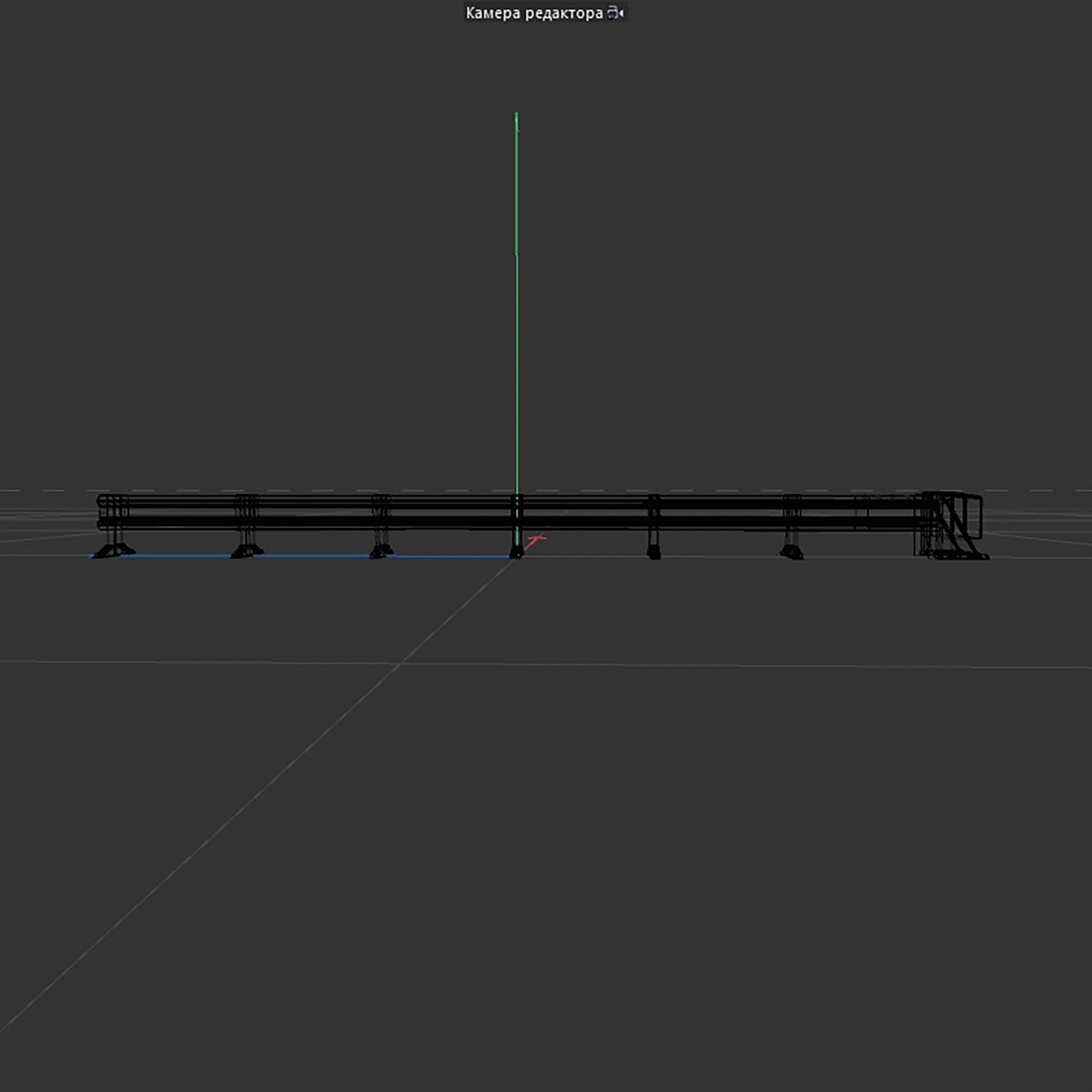 Highway bumper 3d model Low-poly 3D model_13