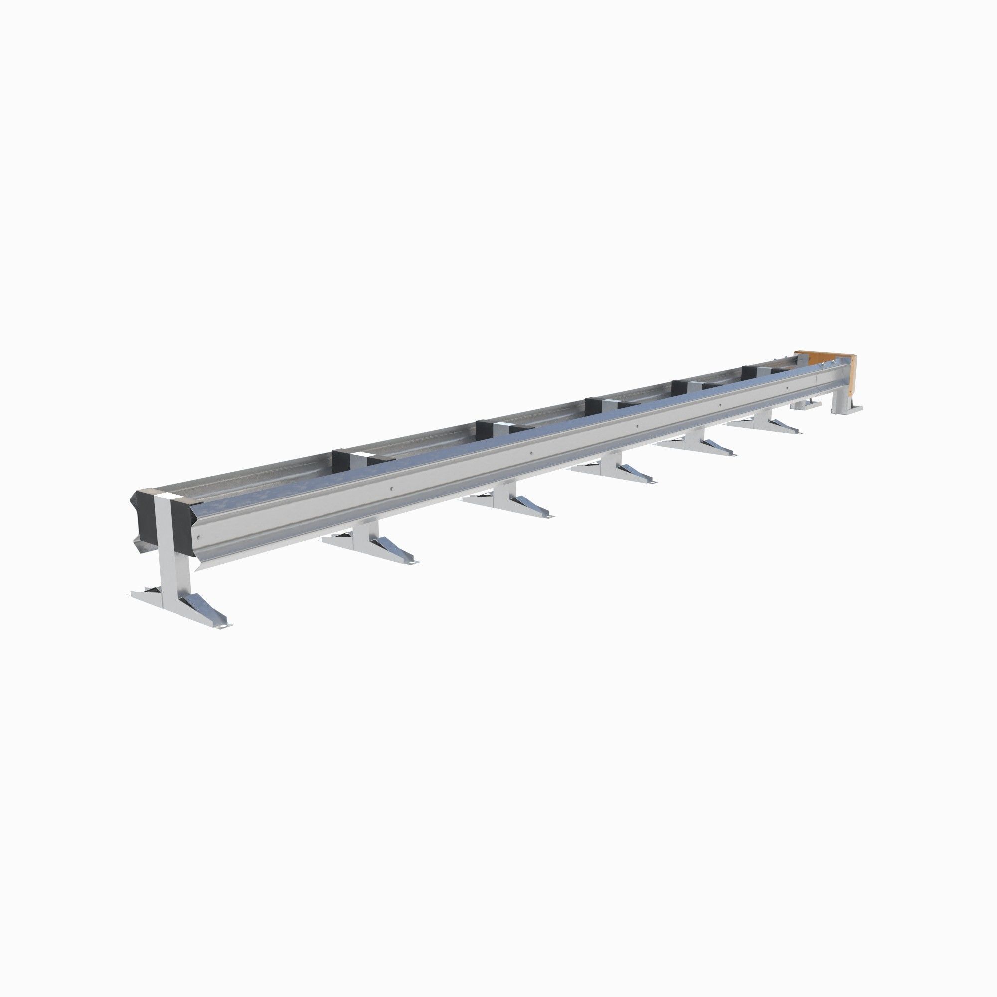 Highway bumper 3d model Low-poly 3D model_5