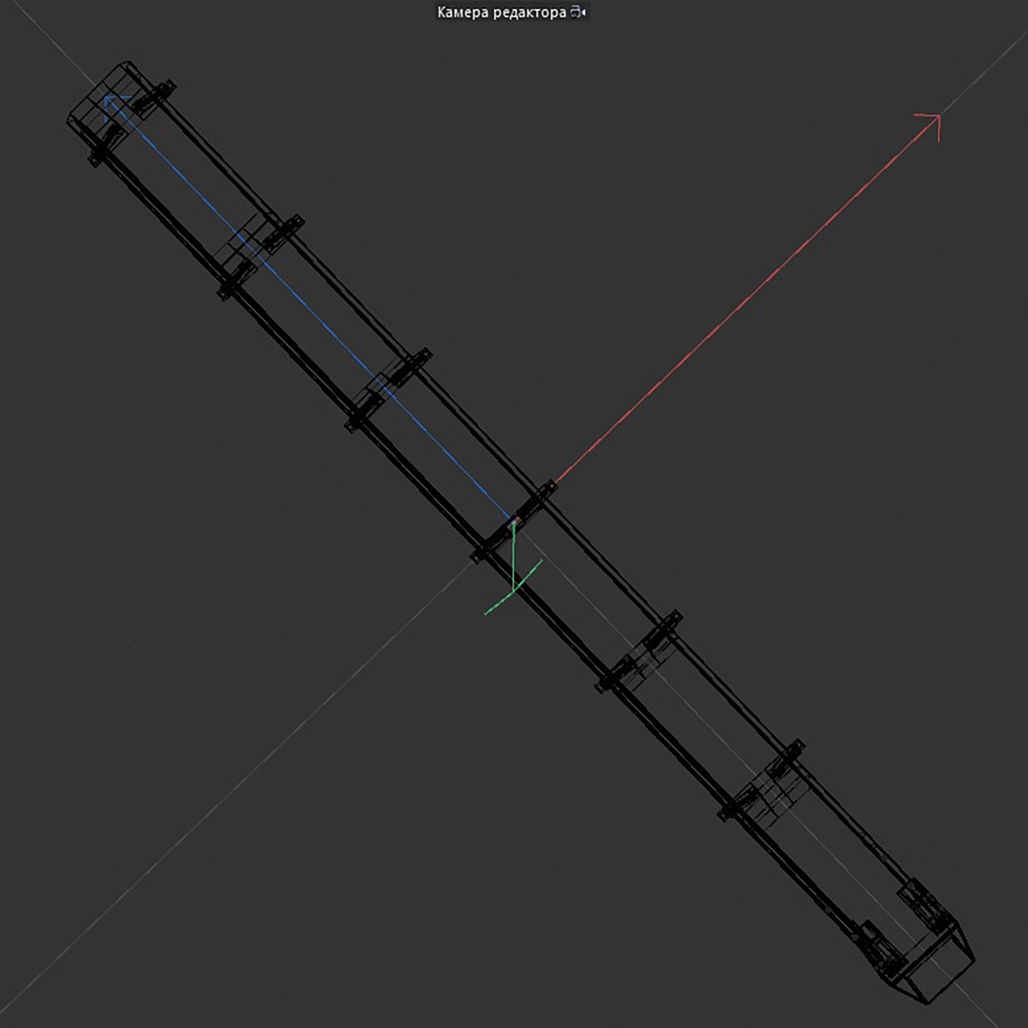 Highway bumper 3d model Low-poly 3D model_14