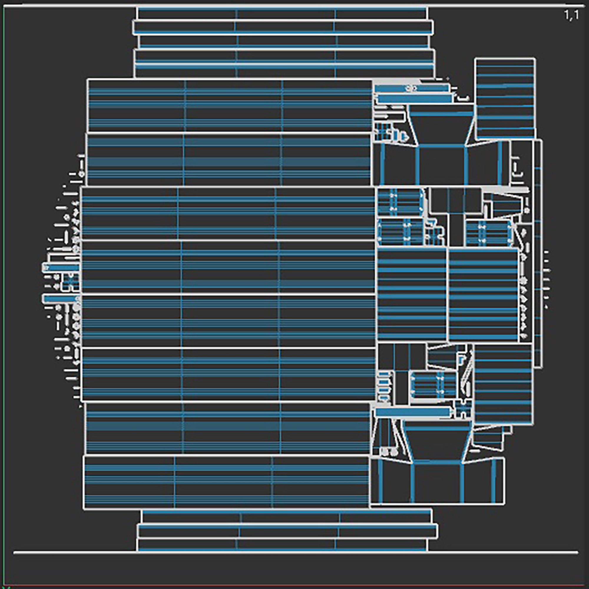 Highway bumper 3d model Low-poly 3D model_15