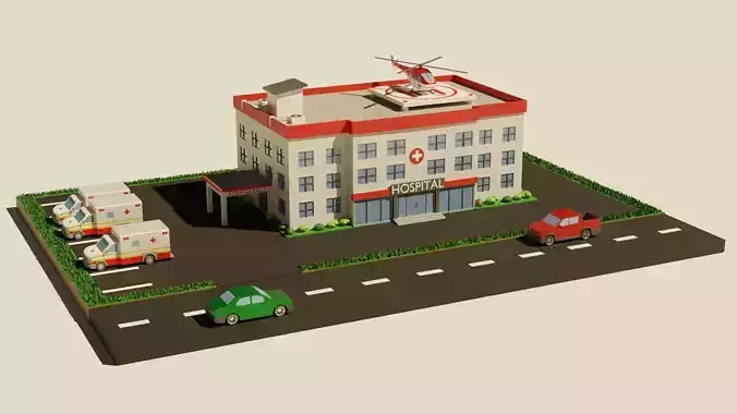 Hospital game ready ambulance