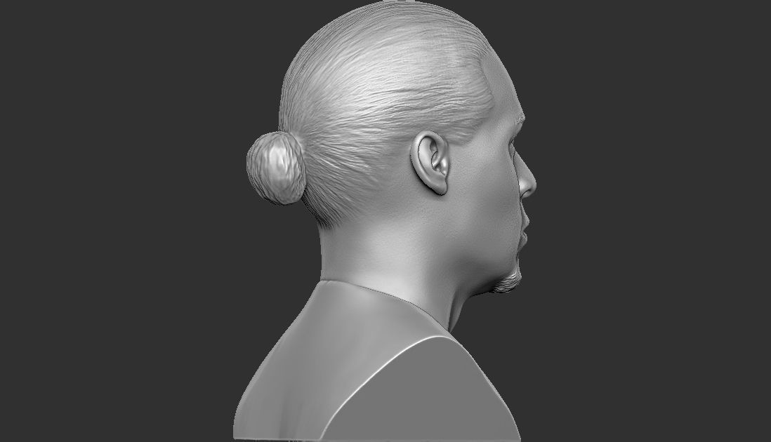 Virgil van Dijk bust for 3D printing 3D print model_12
