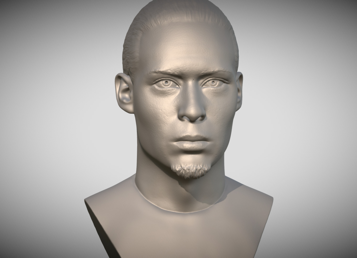 Virgil van Dijk bust for 3D printing 3D print model_4