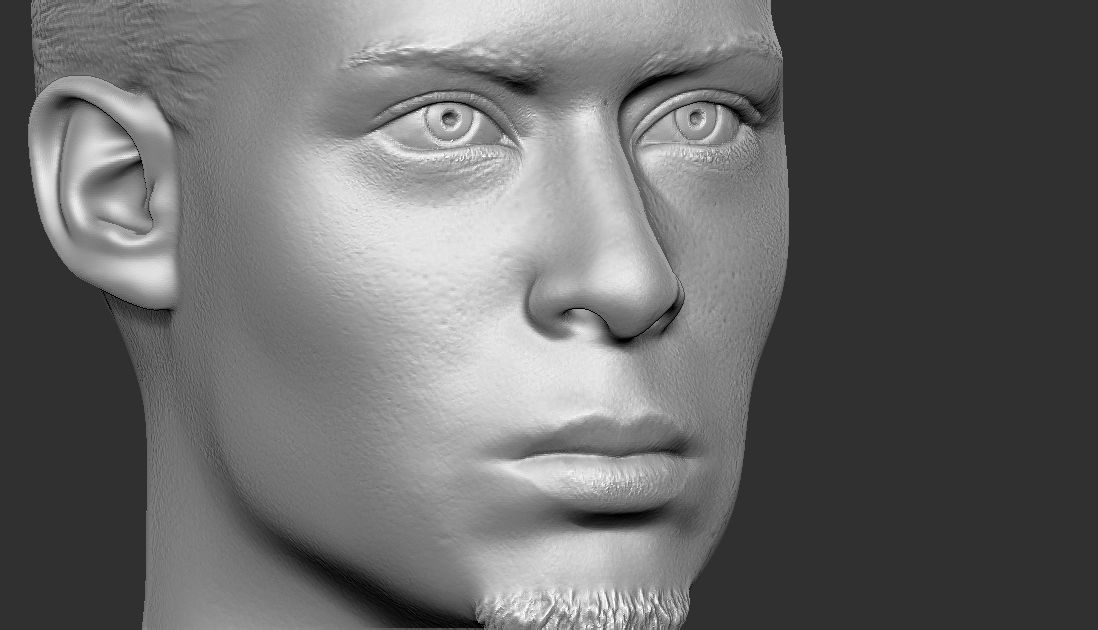 Virgil van Dijk bust for 3D printing 3D print model_18