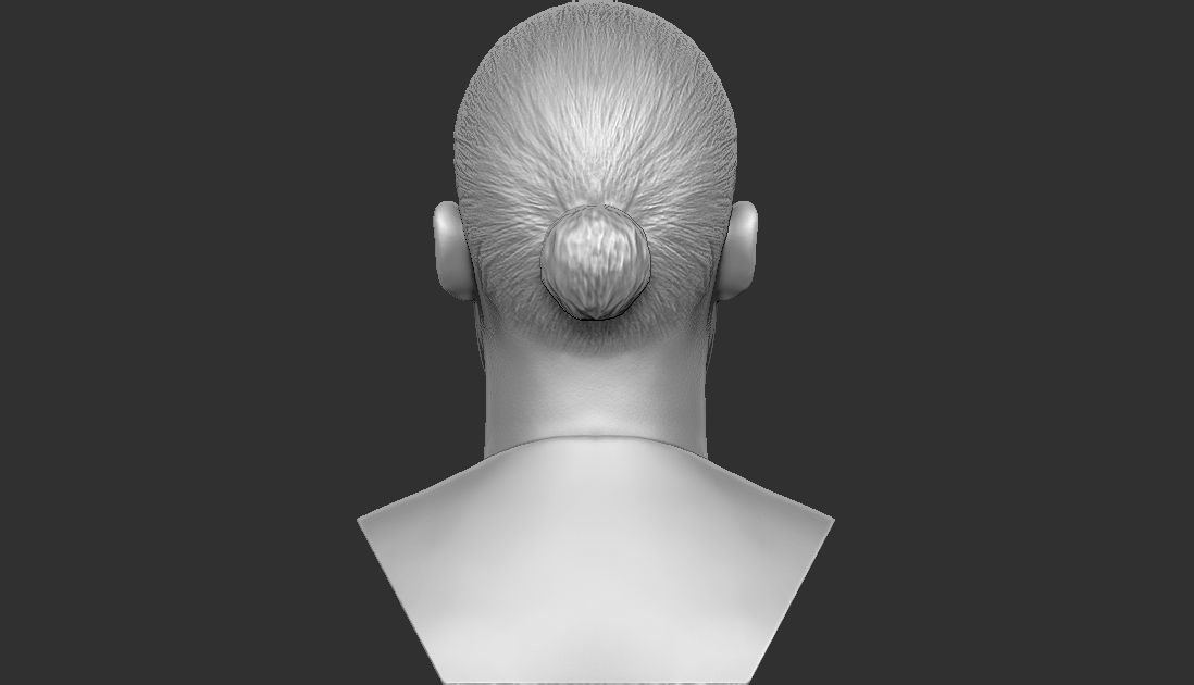 Virgil van Dijk bust for 3D printing 3D print model_11