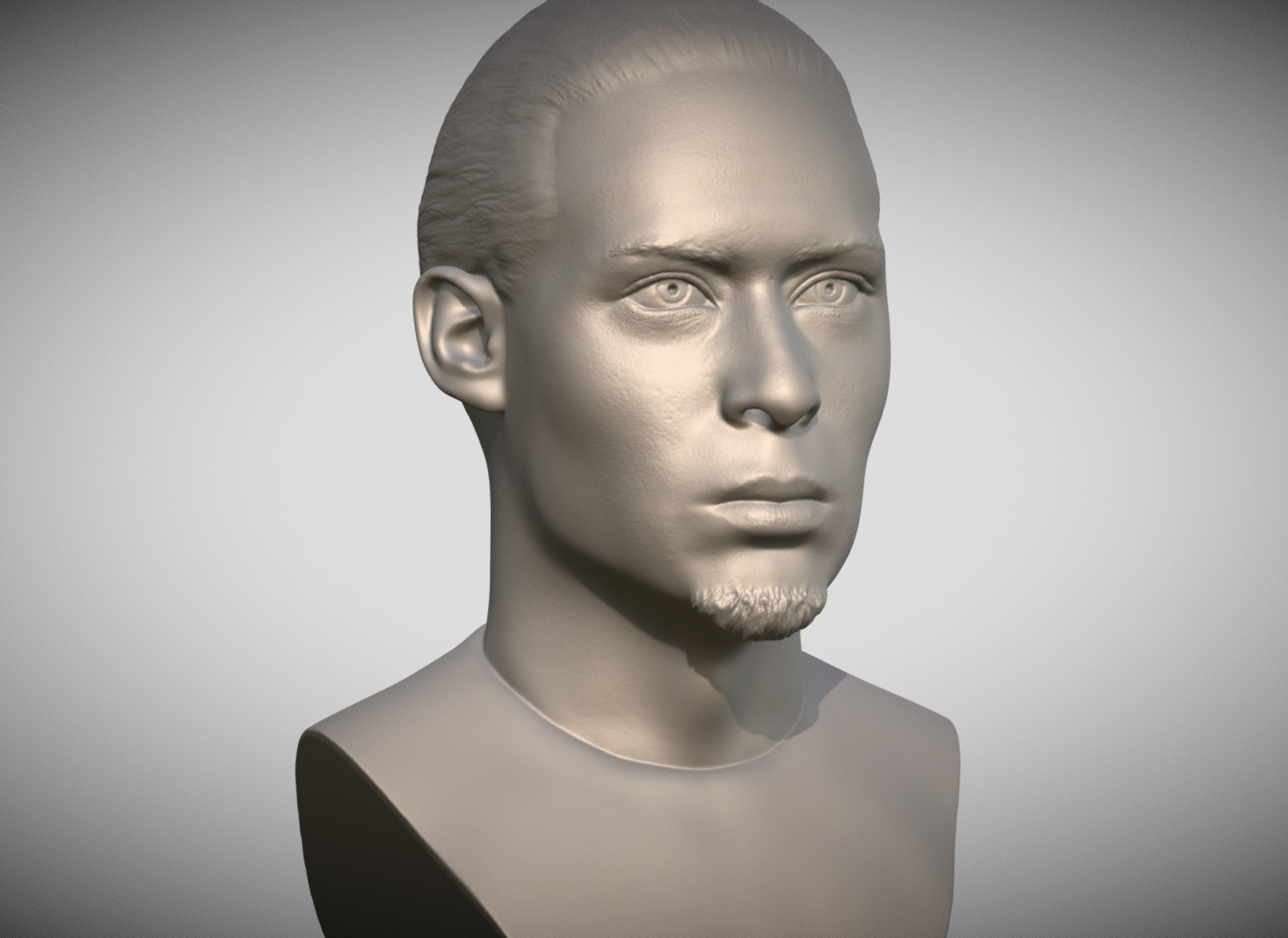 Virgil van Dijk bust for 3D printing 3D print model_2