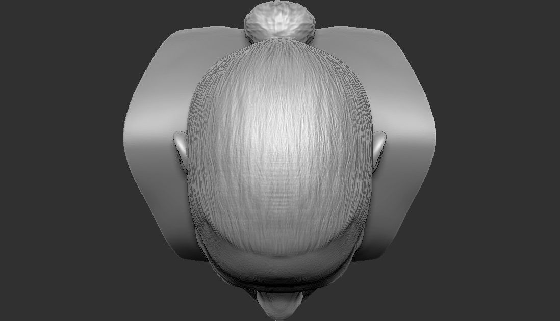 Virgil van Dijk bust for 3D printing 3D print model_29