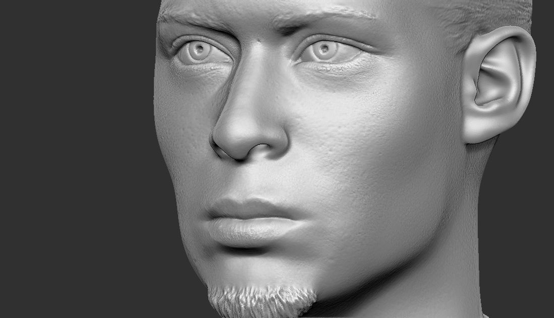 Virgil van Dijk bust for 3D printing 3D print model_19