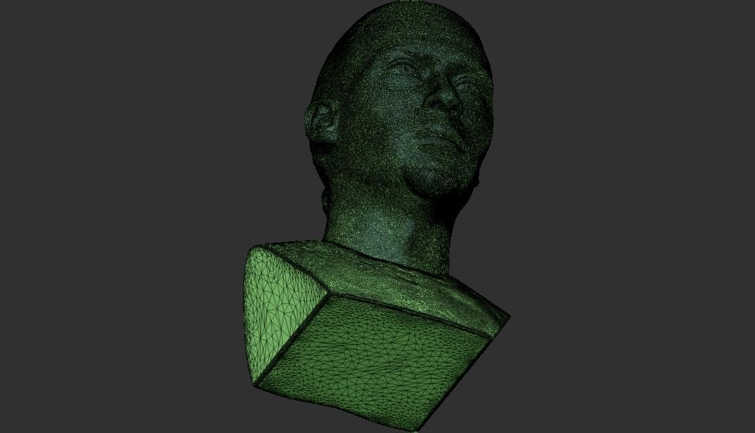 Virgil van Dijk bust for 3D printing 3D print model_34