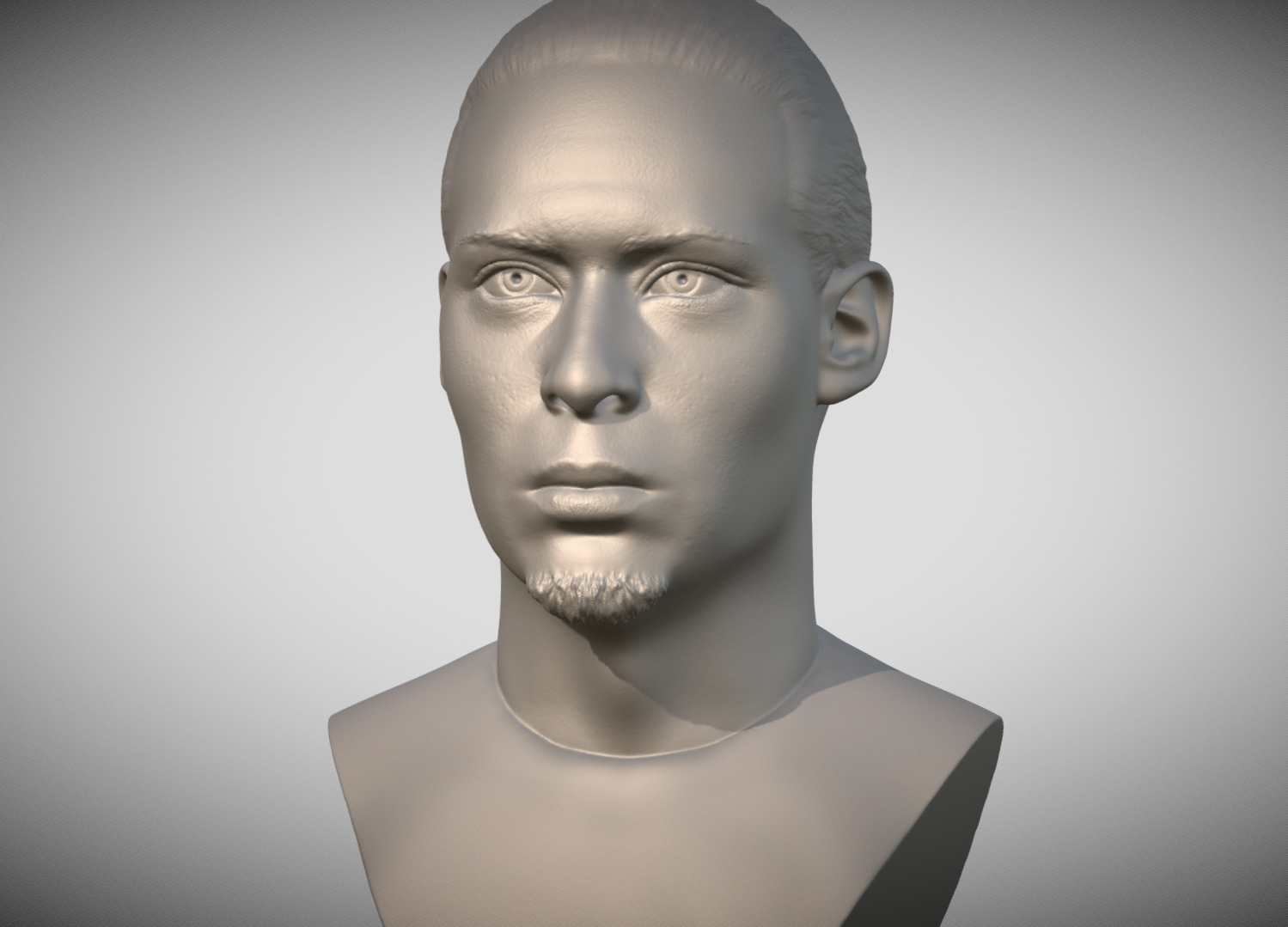 Virgil van Dijk bust for 3D printing 3D print model_1