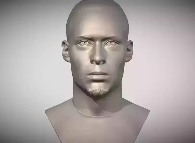 Virgil van Dijk bust for 3D printing 3D print model