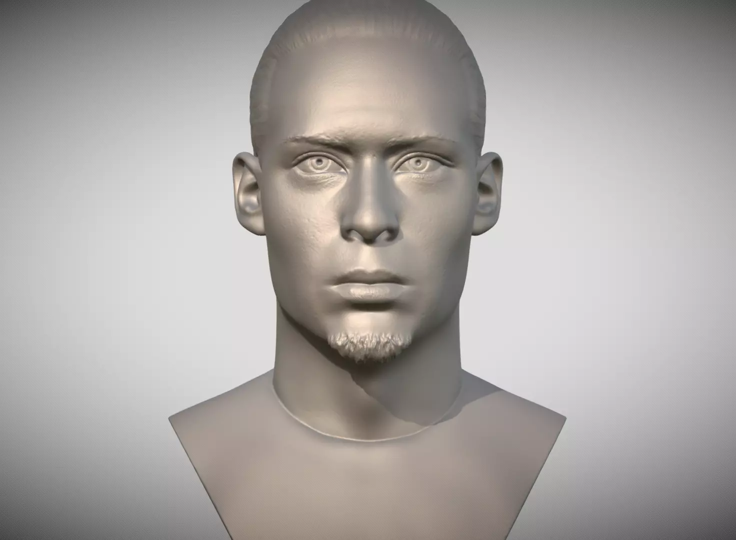 Virgil van Dijk bust for 3D printing 3D print model_0