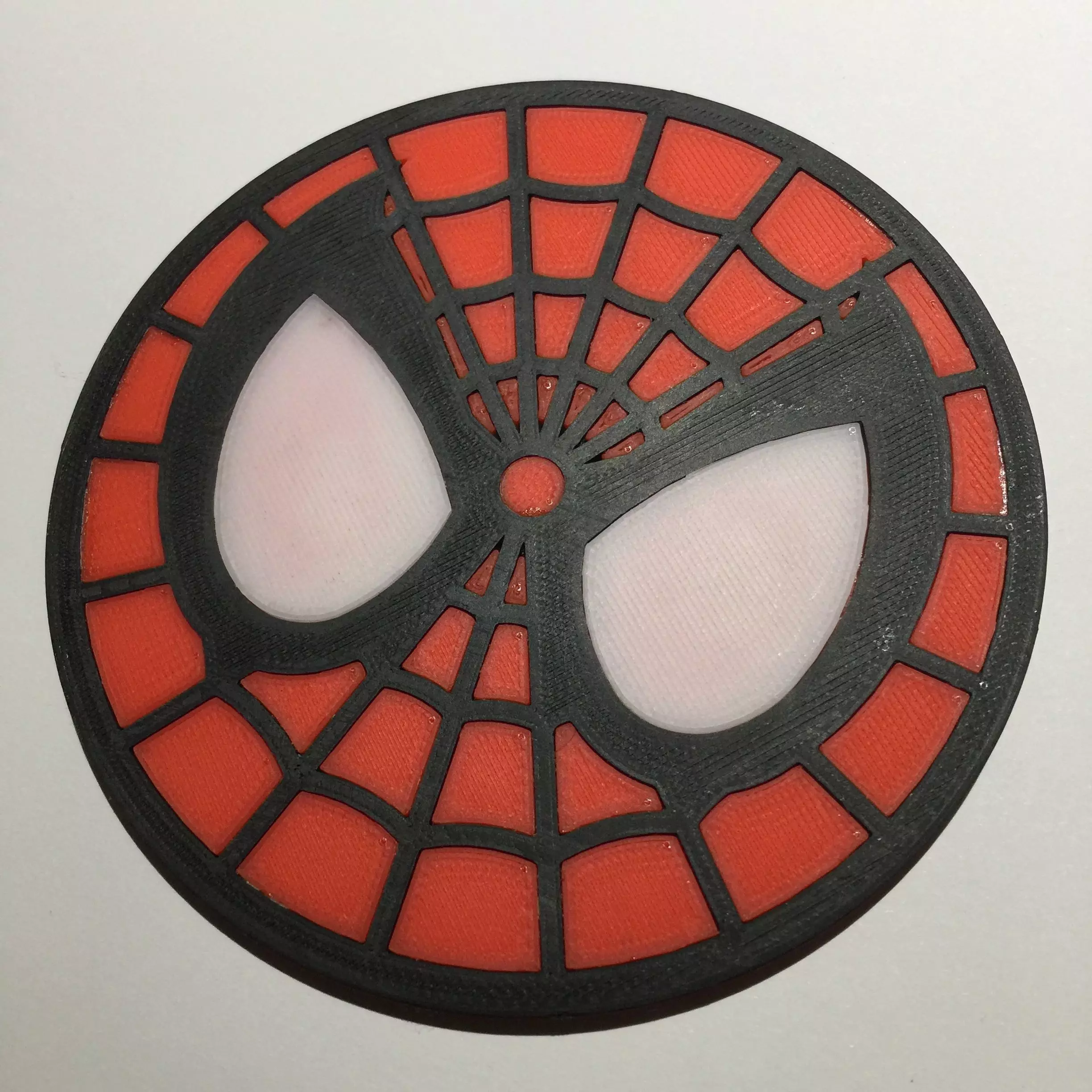 Spider Man Emblem Coaster 3D print model_0