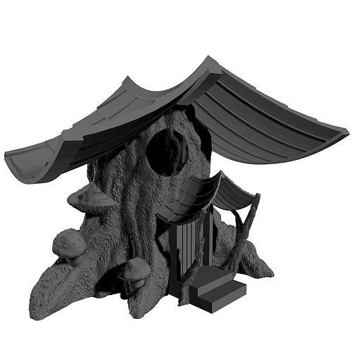 Birdhouse - Gnome House - 3d Print model 3D print model