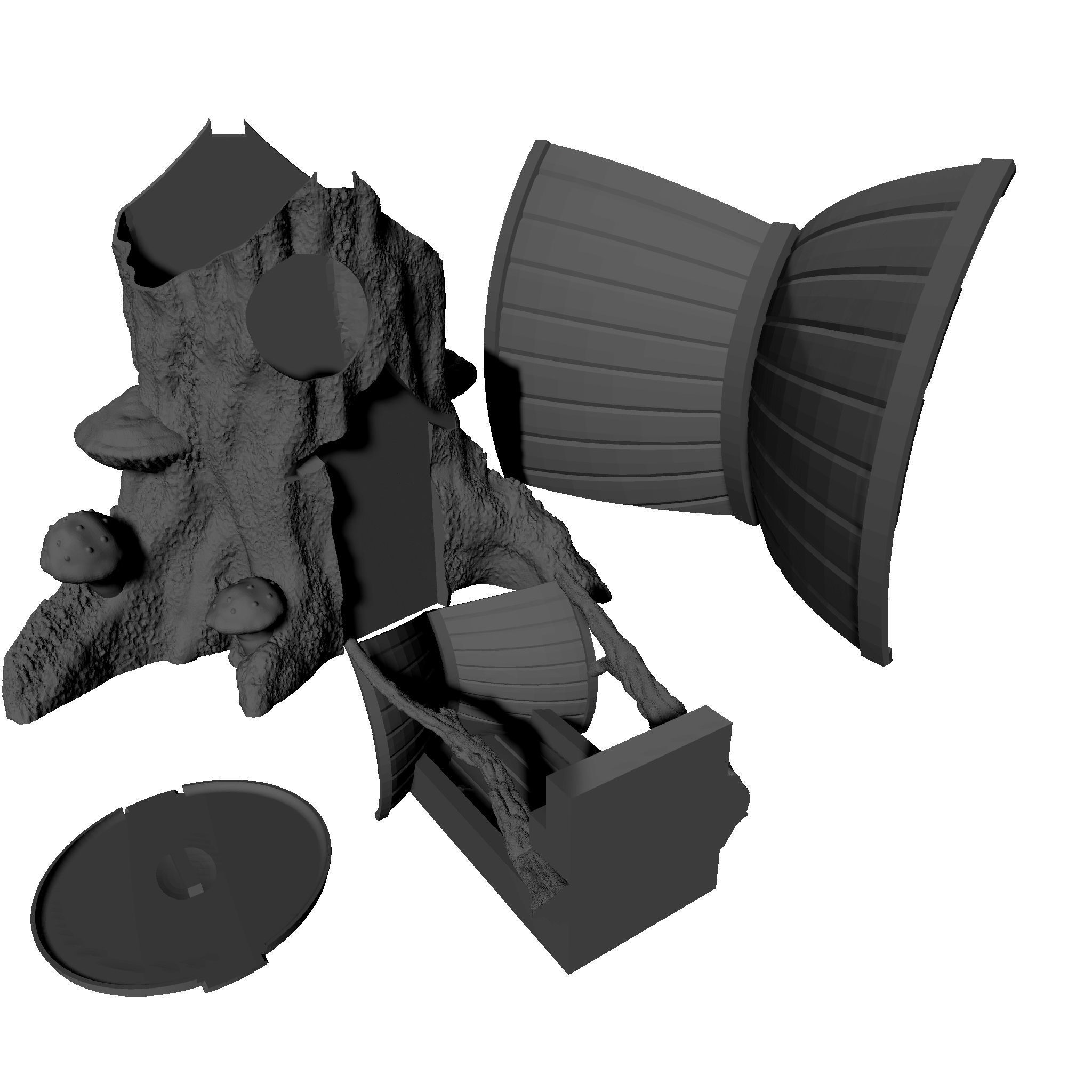 Birdhouse - Gnome House - 3d Print model 3D print model_1