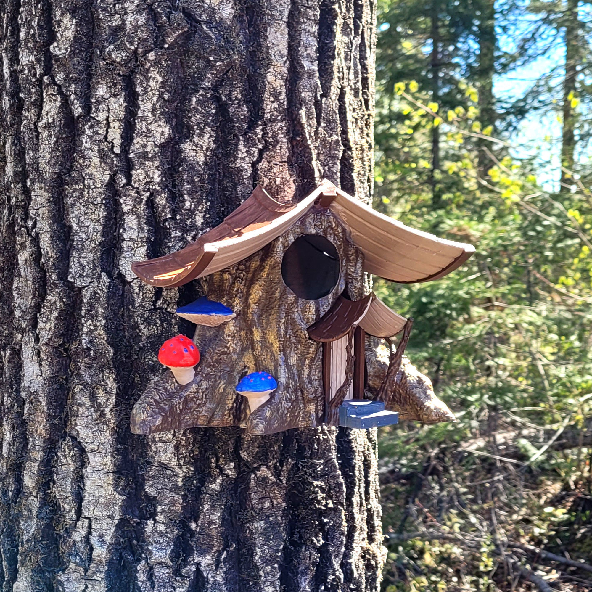 Birdhouse - Gnome House - 3d Print model 3D print model_10