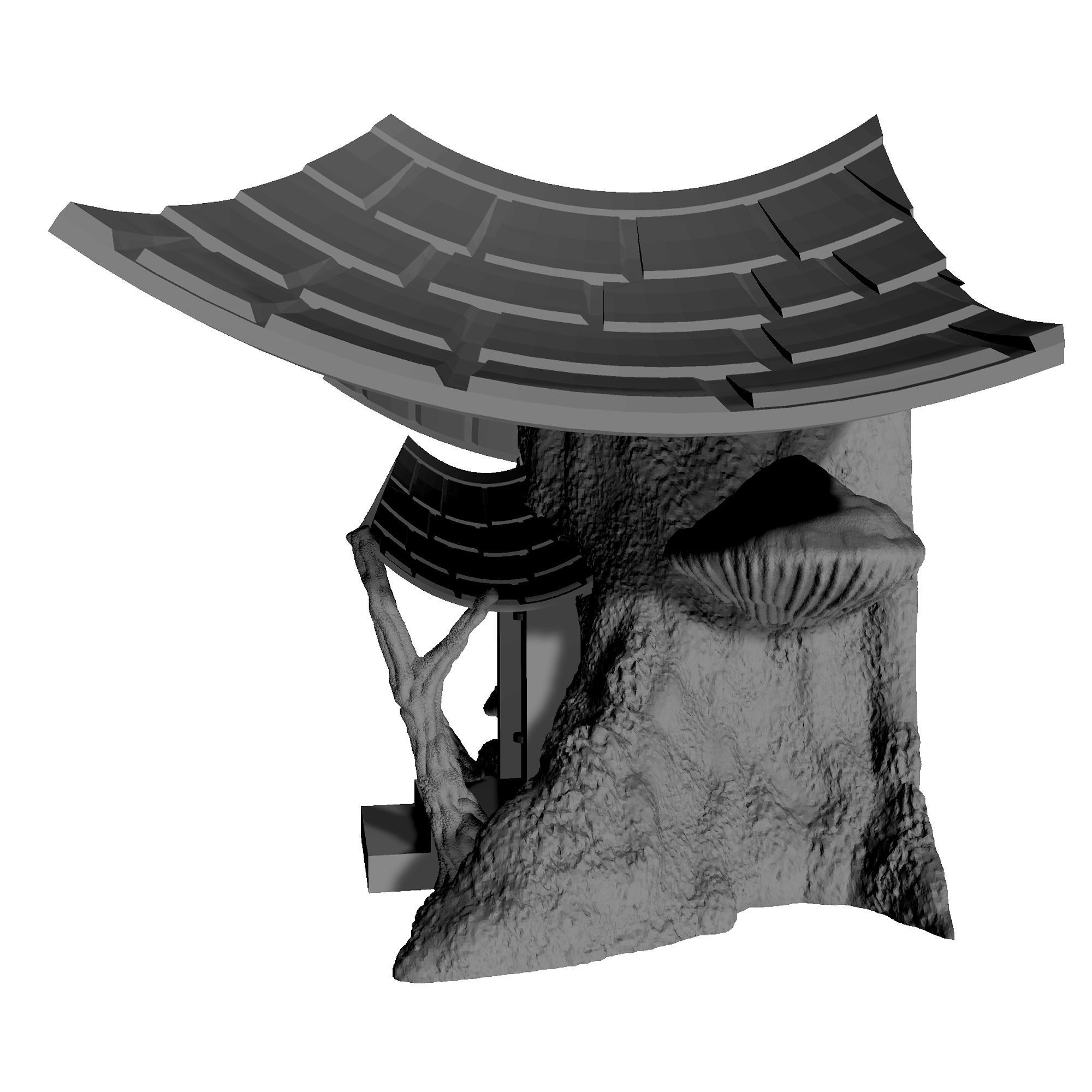 Birdhouse - Gnome House - 3d Print model 3D print model_3