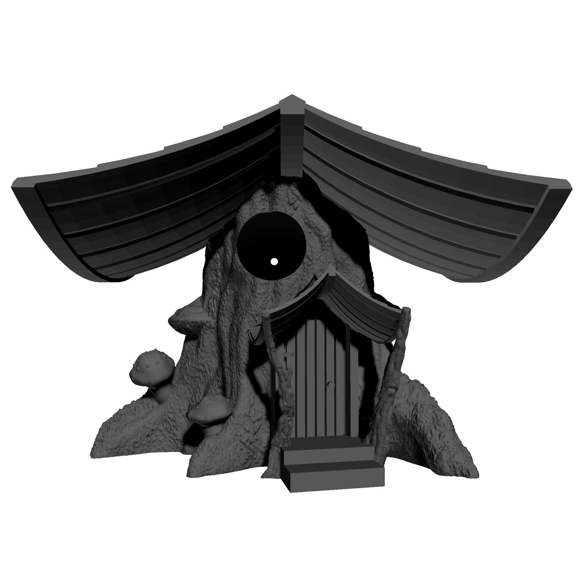 Birdhouse - Gnome House - 3d Print model 3D print model_2