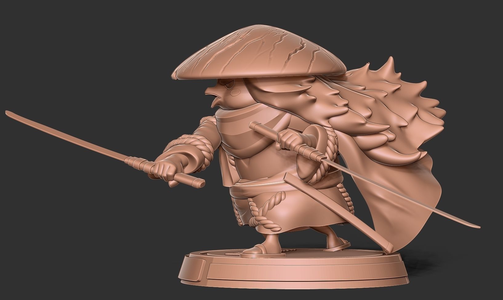 Kawamatsu the Kappa 3D print model_14