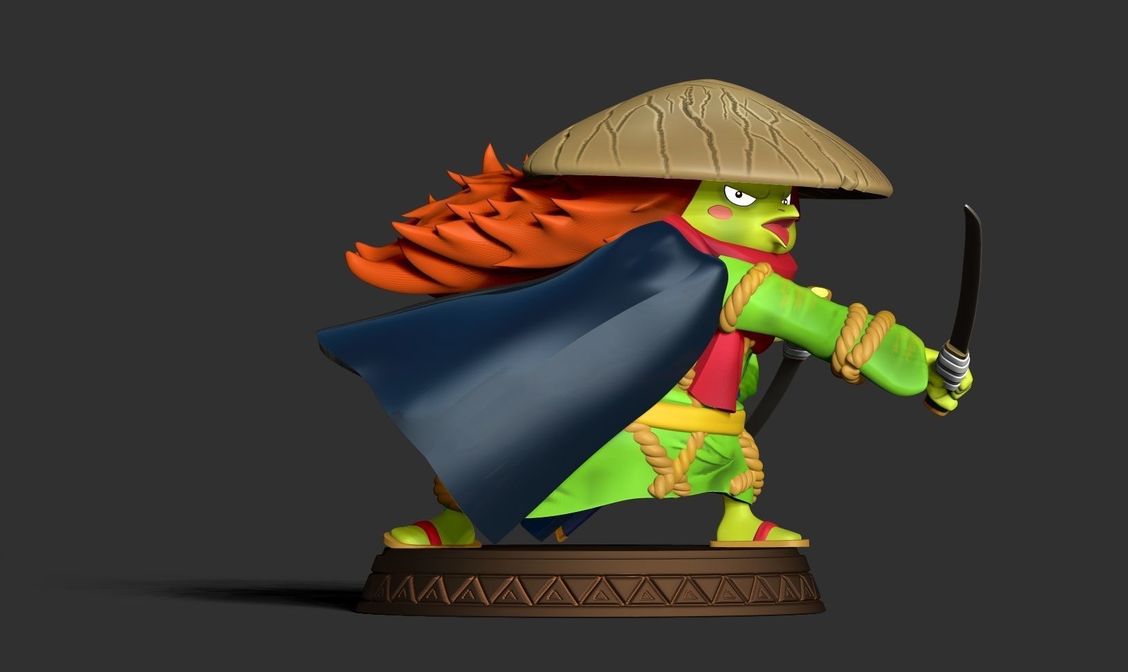 Kawamatsu the Kappa 3D print model_16