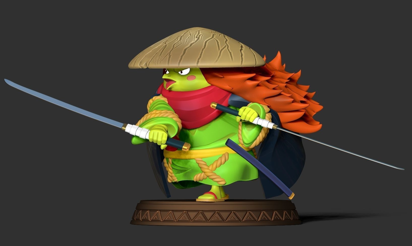 Kawamatsu the Kappa 3D print model_13