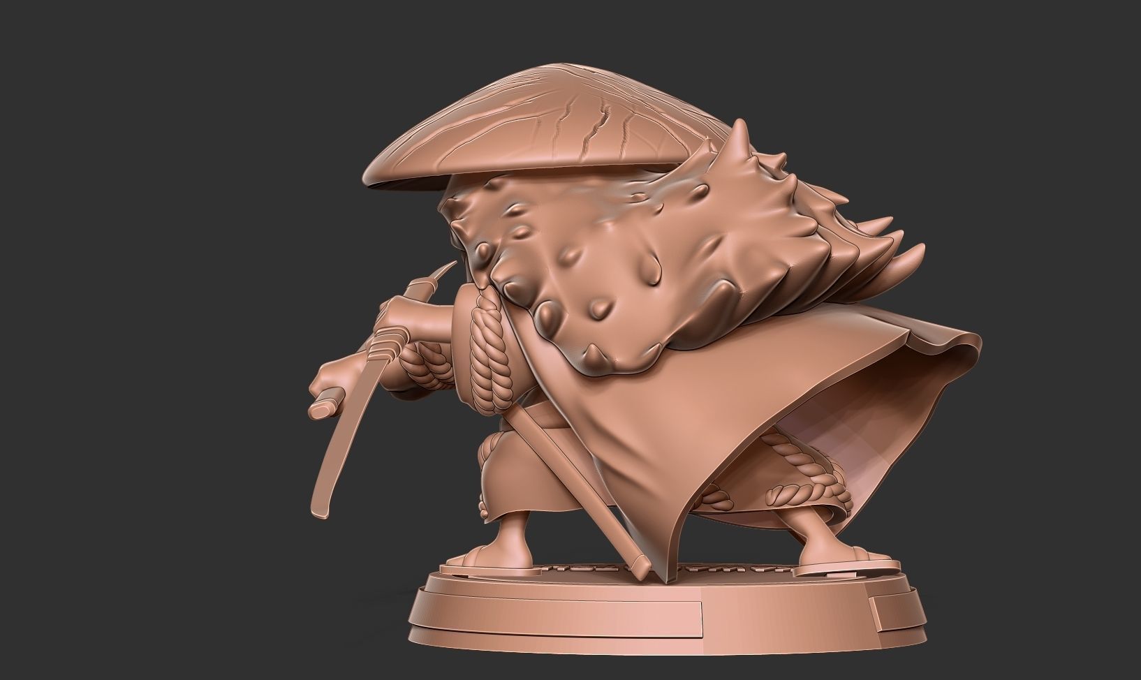 Kawamatsu the Kappa 3D print model_7