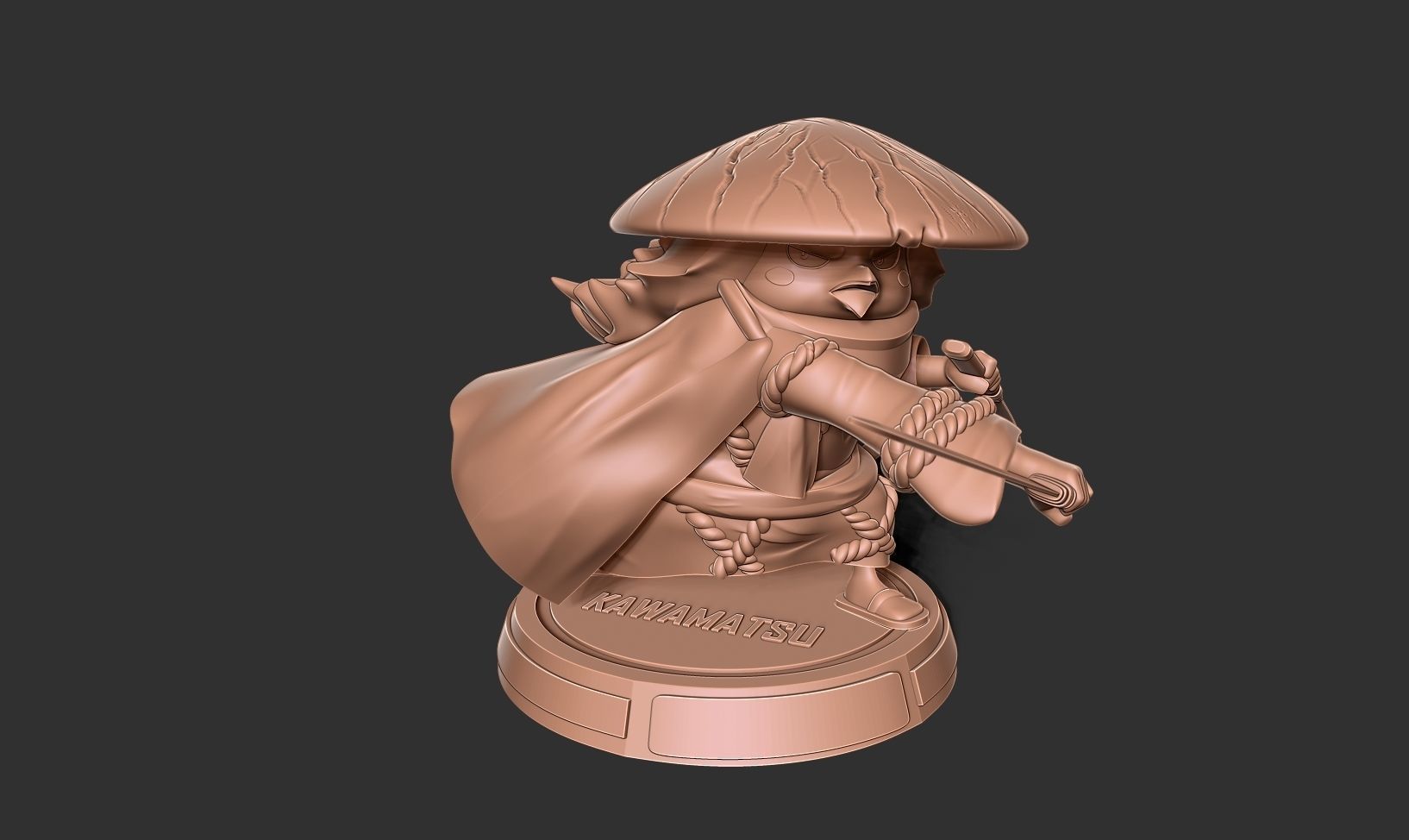 Kawamatsu the Kappa 3D print model_21