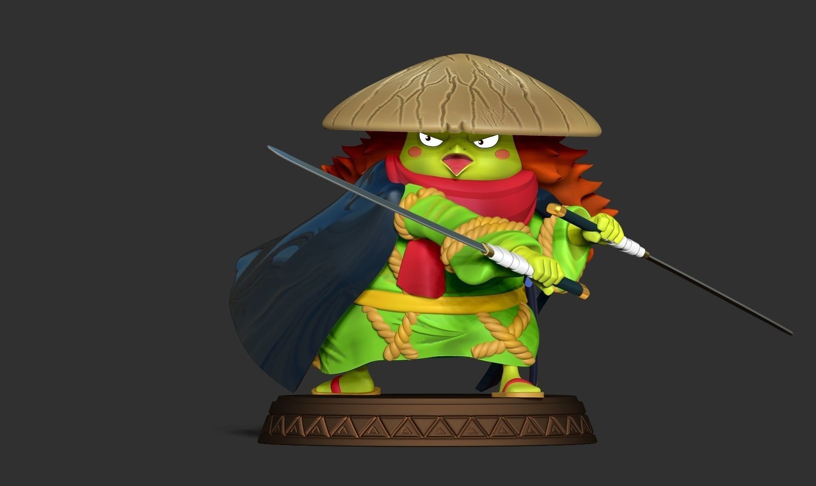 Kawamatsu the Kappa 3D print model_11