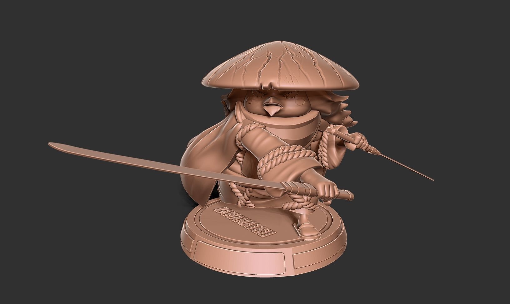 Kawamatsu the Kappa 3D print model_19