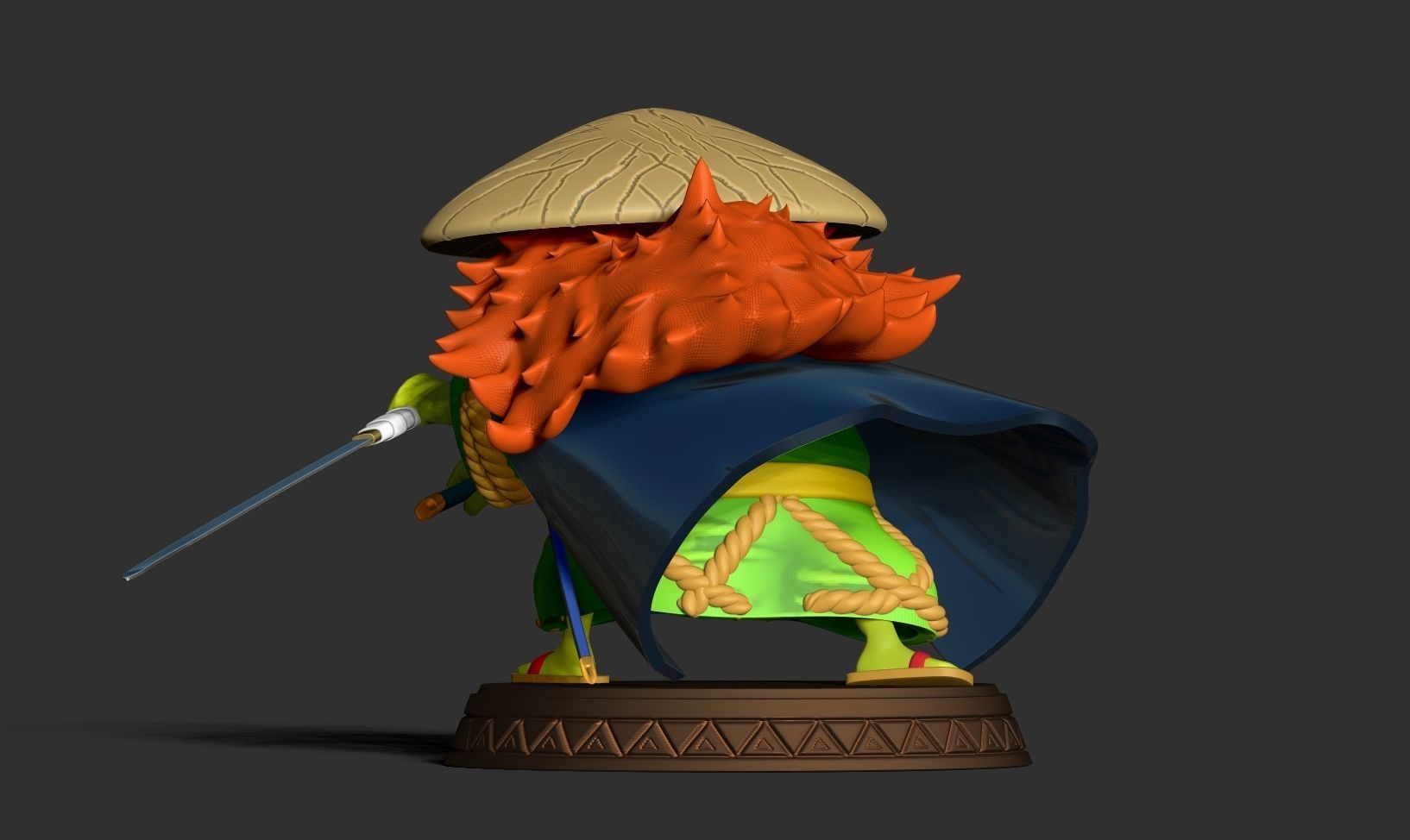 Kawamatsu the Kappa 3D print model_9