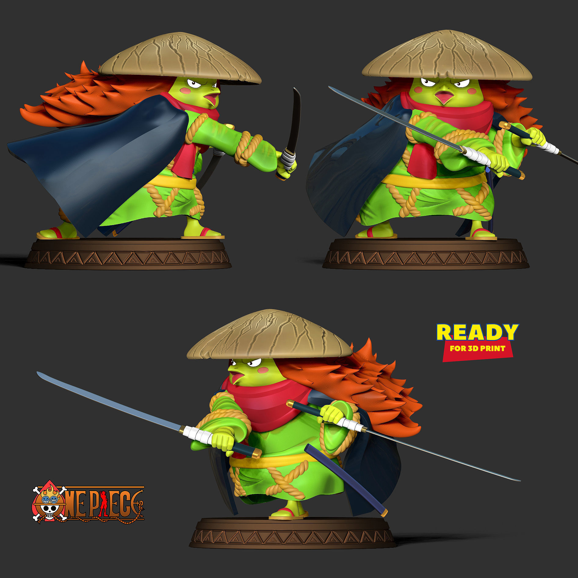 Kawamatsu the Kappa 3D print model_8