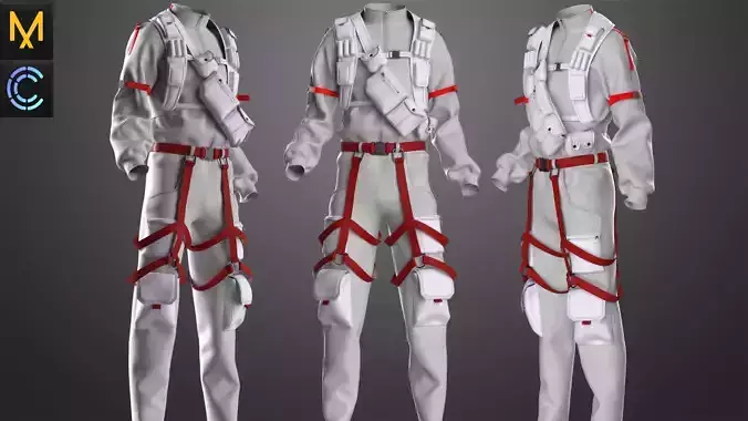 Outfit Male OBJ mtl FBX ZPRJ