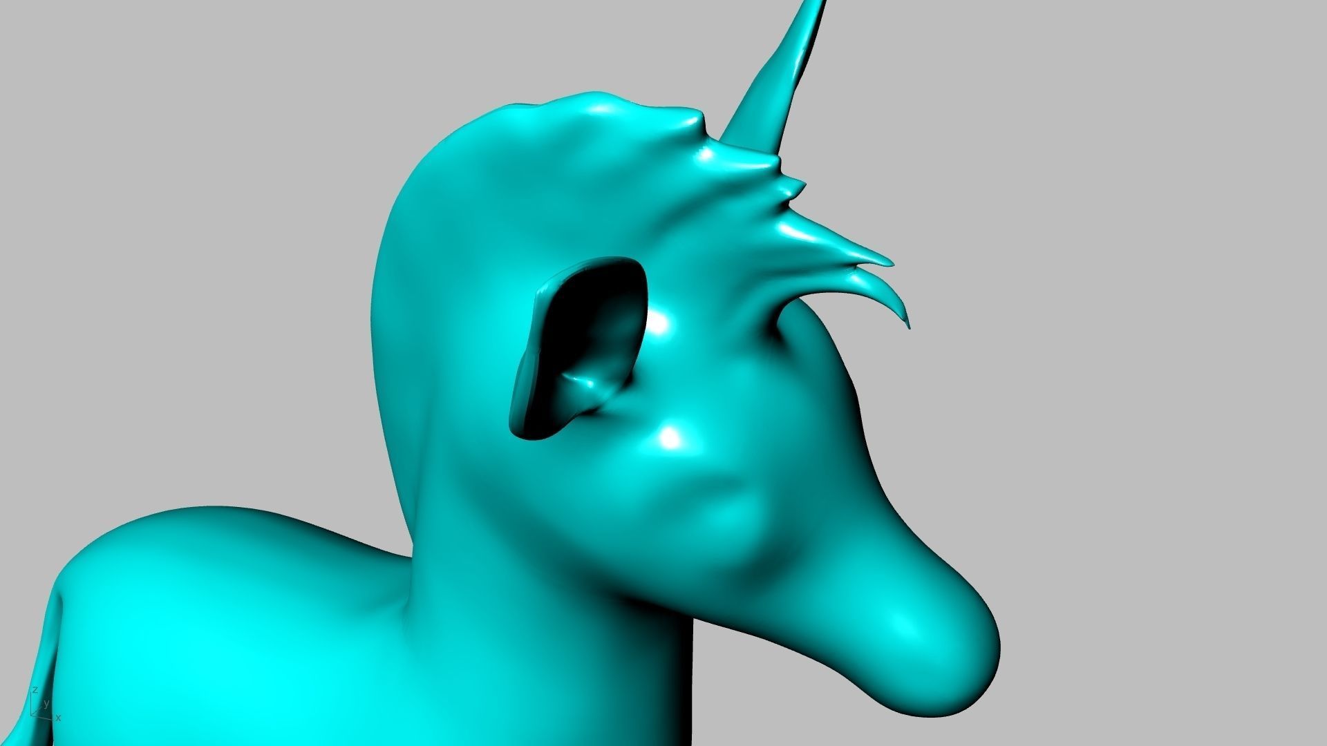 big zebra stl verified  3D print model_6