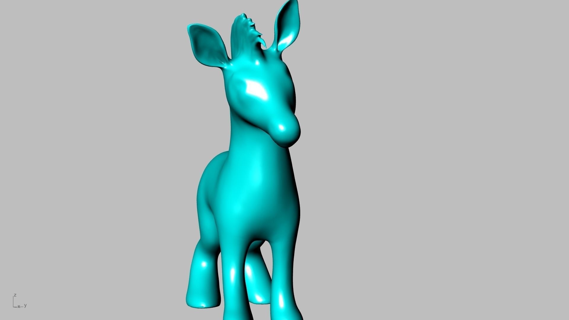big zebra stl verified  3D print model_9