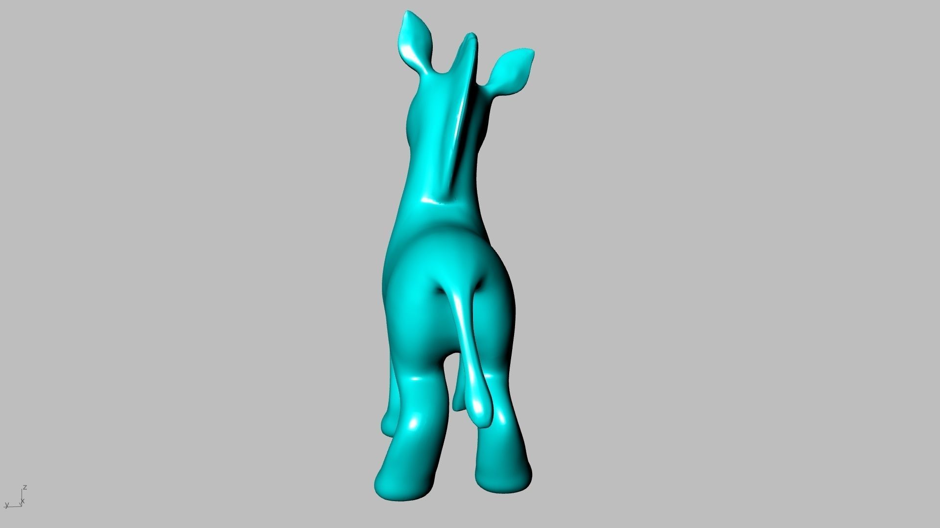 big zebra stl verified  3D print model_11