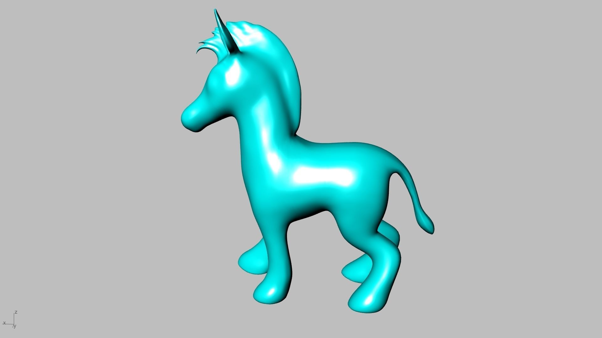 big zebra stl verified  3D print model_12