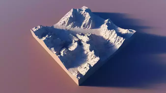 Desert Canyon Terrain Model A