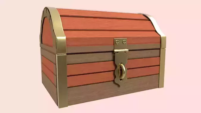 3D Treasure Chest 3D model