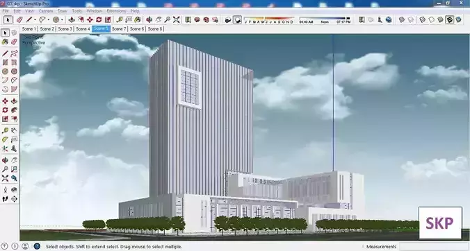 Sketchup Office building G7