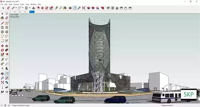 Sketchup Office building G8