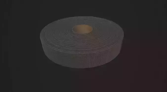 FixTape roll of tape Low-poly 3D model