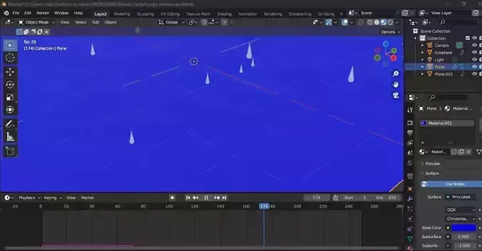 Rains Animation 3D for Blender